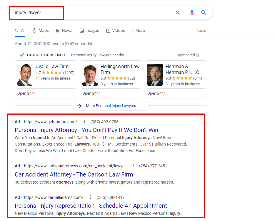 lawfirm seo consultant