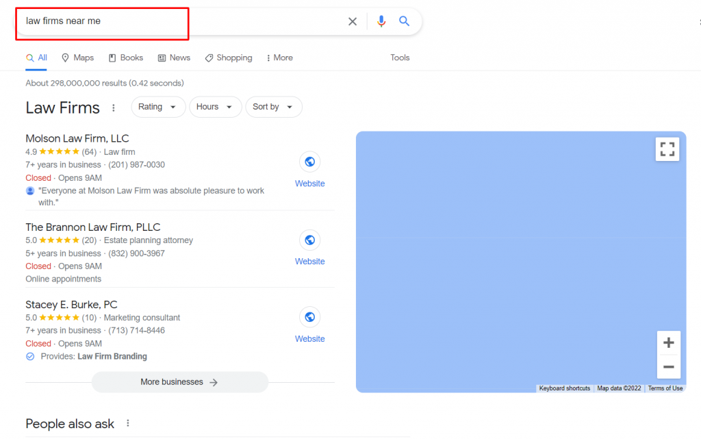 lawfirm seo consultant