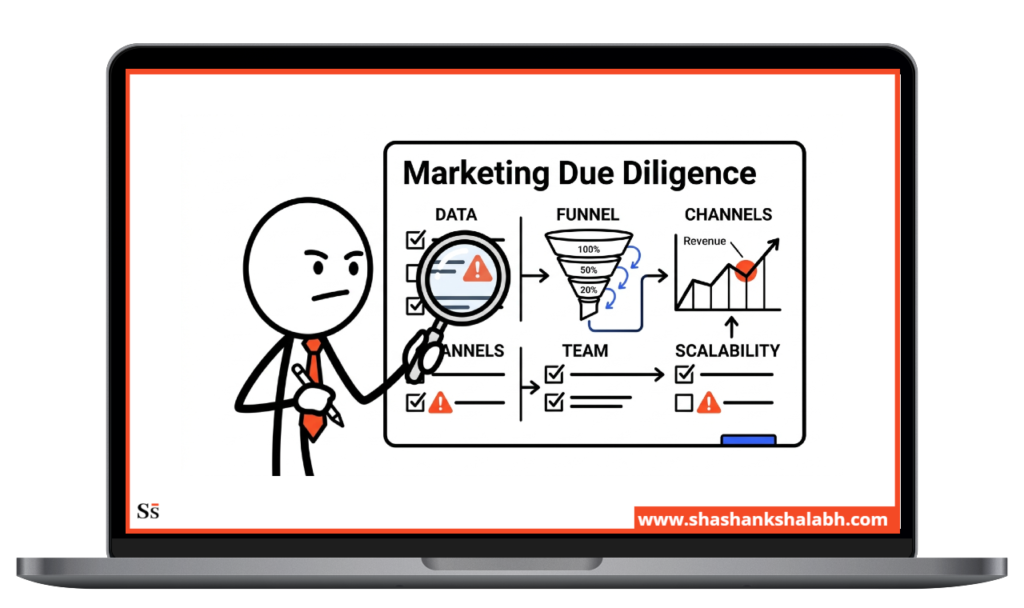 marketing due diligence checklist for investors