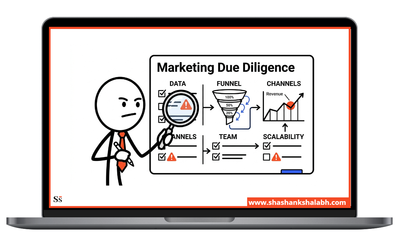 marketing due diligence checklist for investors