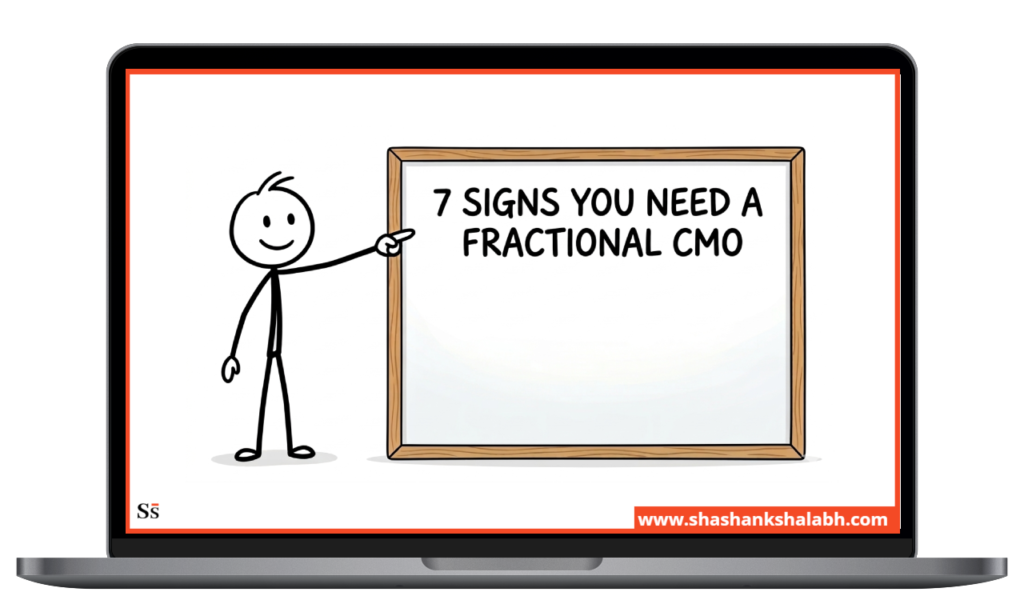 signs you need a fractional CMO