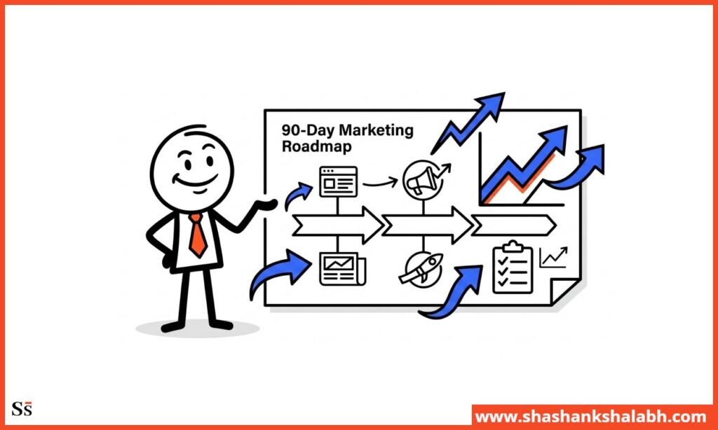 fractional CMO three month plan