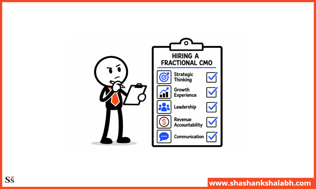 Checklist: how to evaluate a fractional cmo
