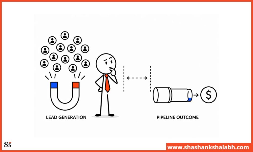 Lead Generation vs Pipeline: Why They're Not the Same Thing
