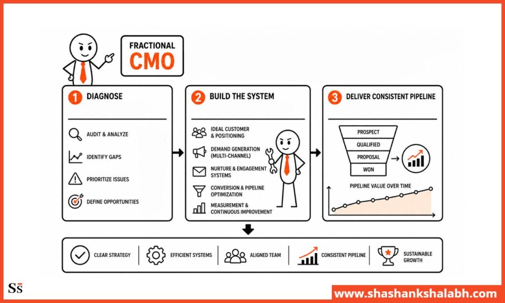 How a Fractional CMO Builds Pipeline Consistency?