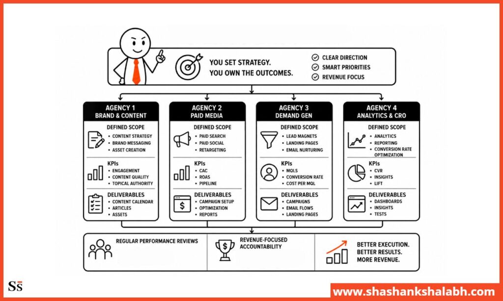 Agencies as execution partners not strategic owners