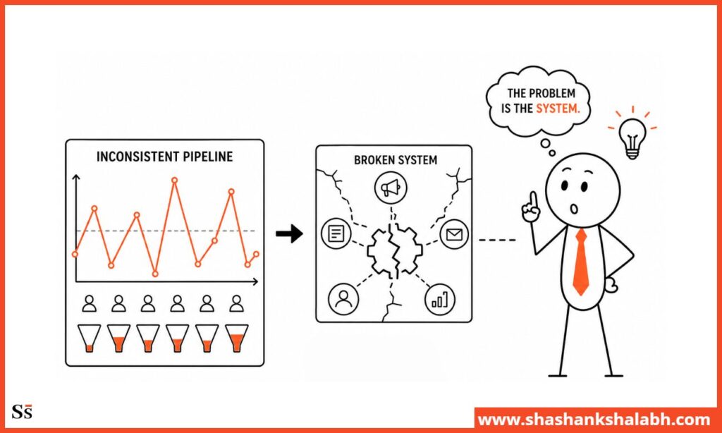 what an inconsistent pipeline tells you