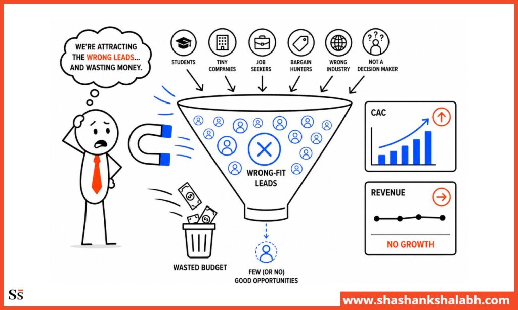 lead generation problems: Wrong ICP