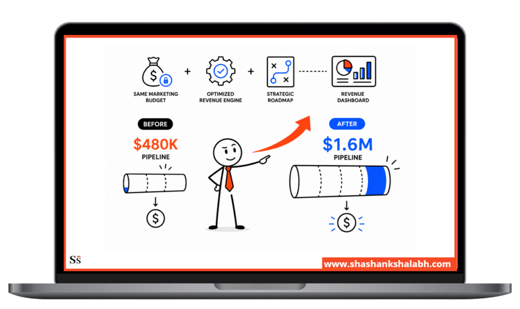 how we 3x pipeline b2b saas case study