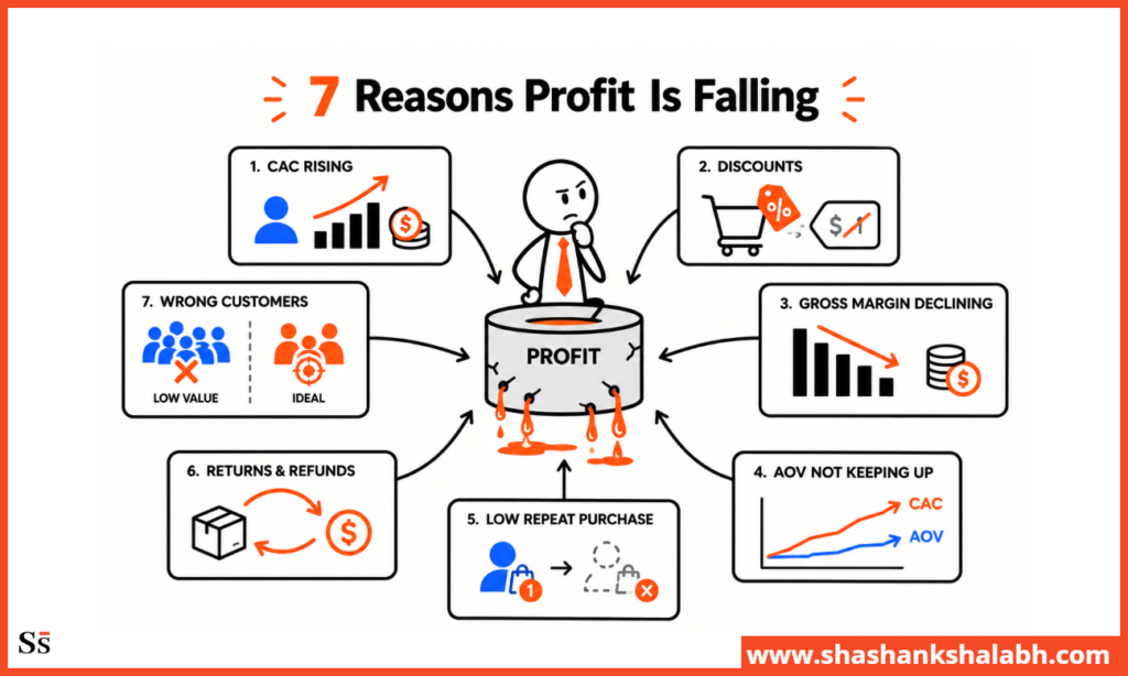 The 7 reasons why revenue growing but profit declining