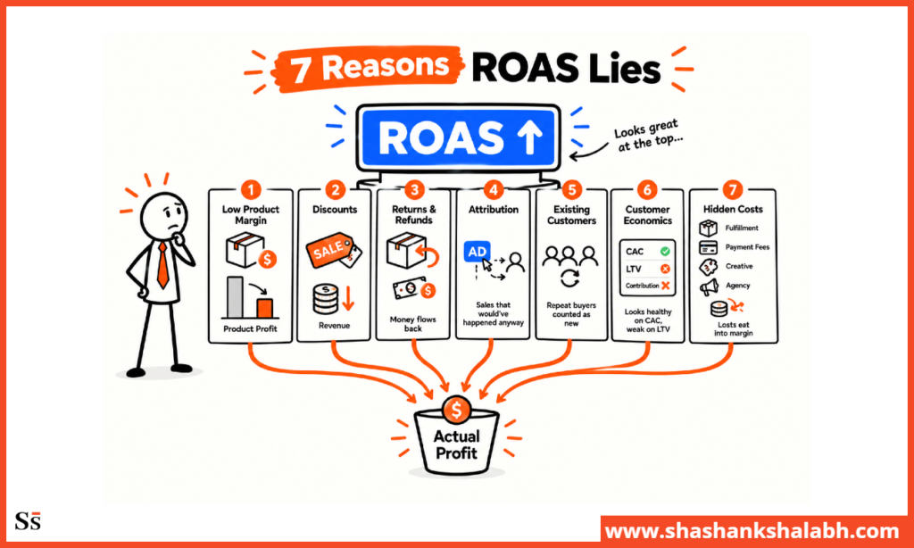 Reasons behind your ROAS looks good but not profitable