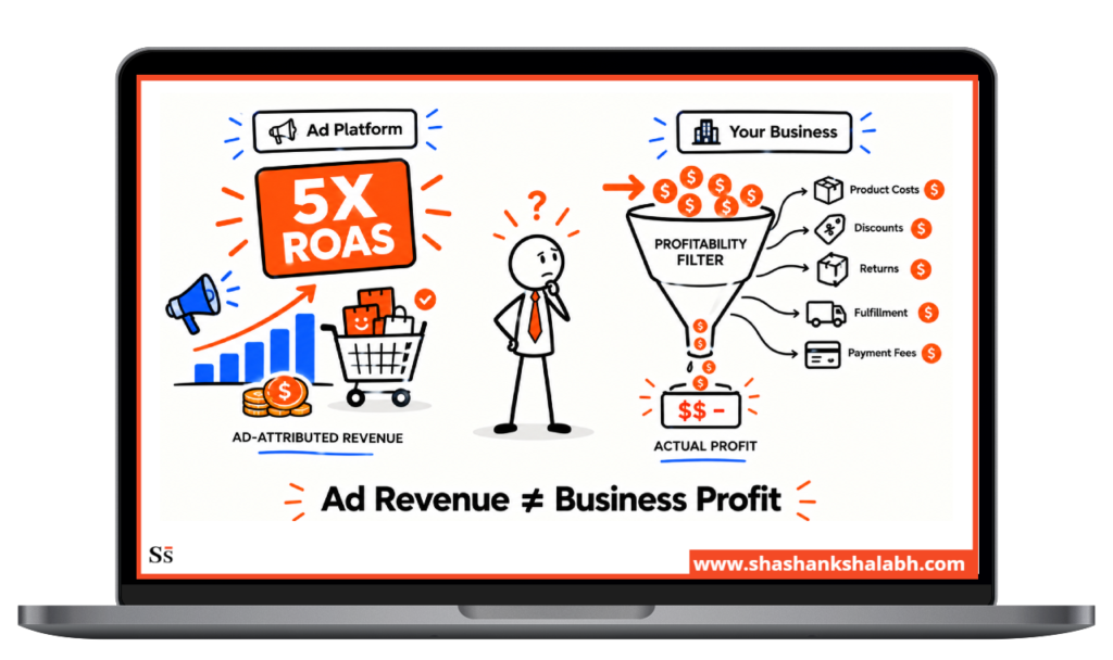 DTC ROAS looks good but not profitable