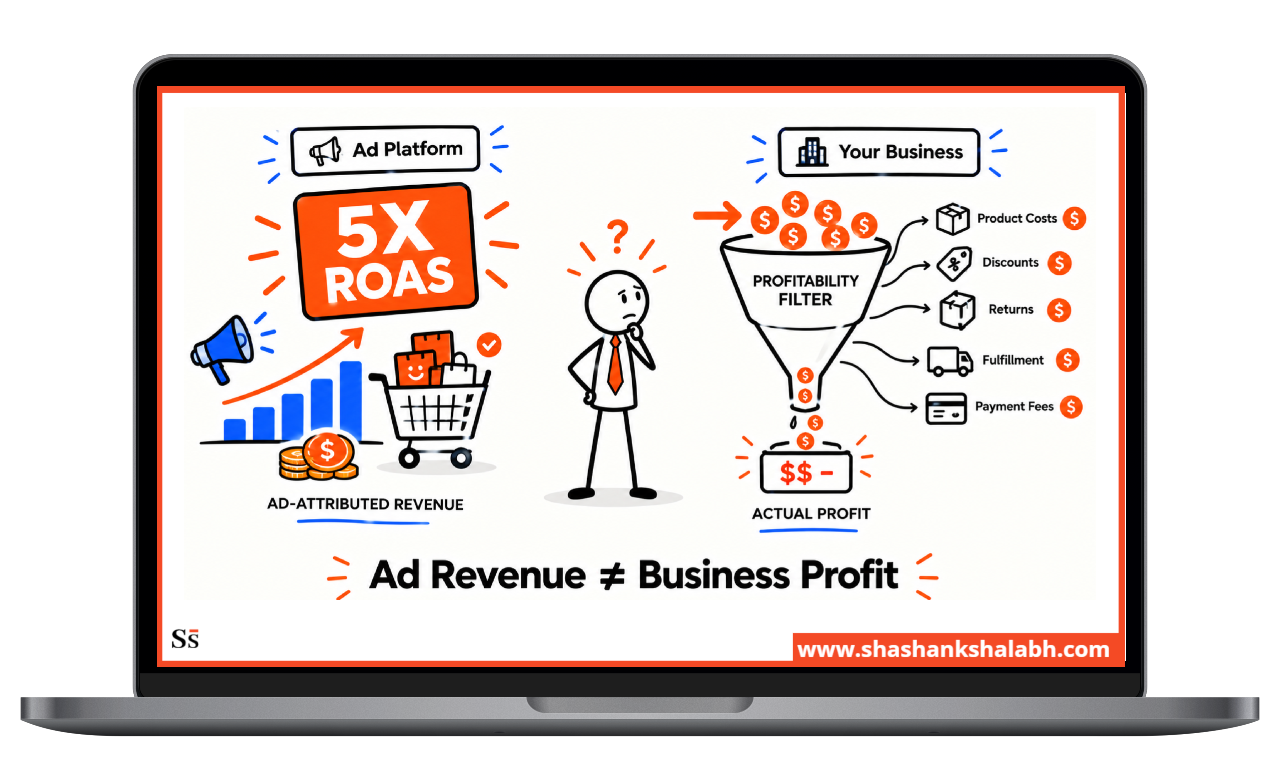 DTC ROAS looks good but not profitable