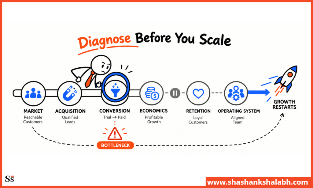 diagnose before scaling